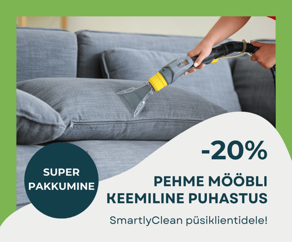 Pehme moobli keemiline puhastus SmartlyClean